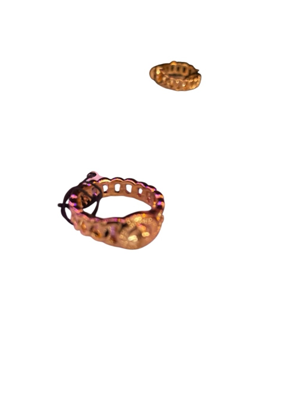NWT Marc Jacobs Katie Turnlock Logo Band Ring – Gold Tone. ( 1 s/m, 1M/L) - Picture 6 of 10
